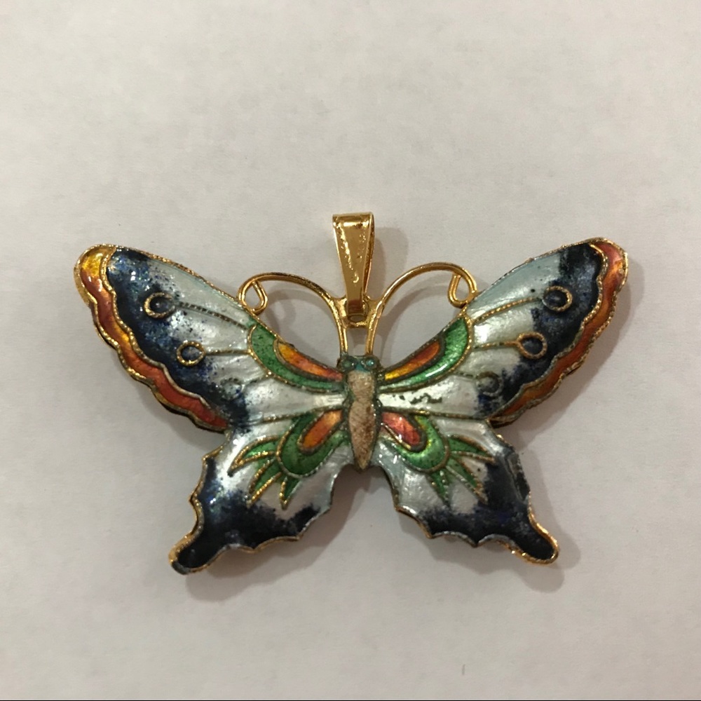 VINTAGE CLOISONNÉ BUTTERFLY - SOLD